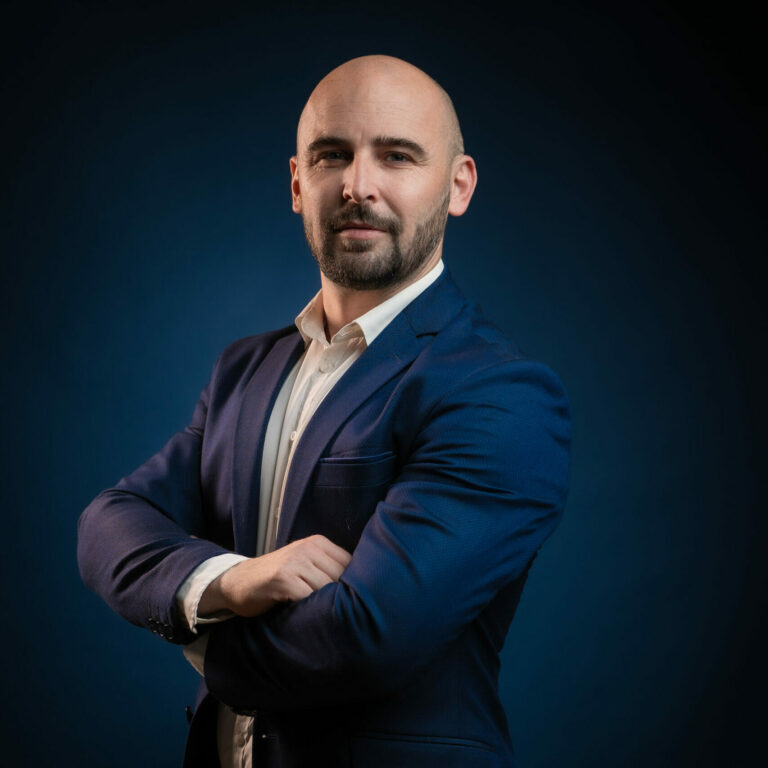 Portrait de Roland Hubert, fondateur de Gentle Vision